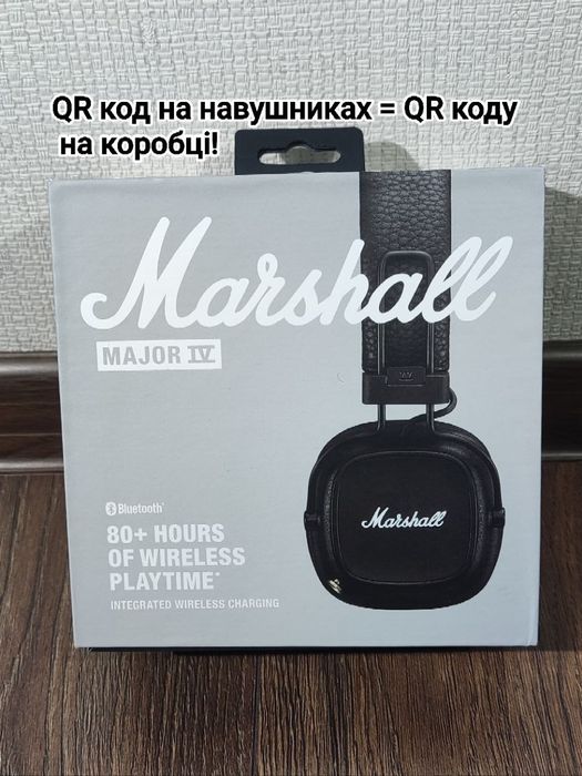 Marshall Major 4 ПРЕМІУМ якість / бездротові наушники /Маршал наушники