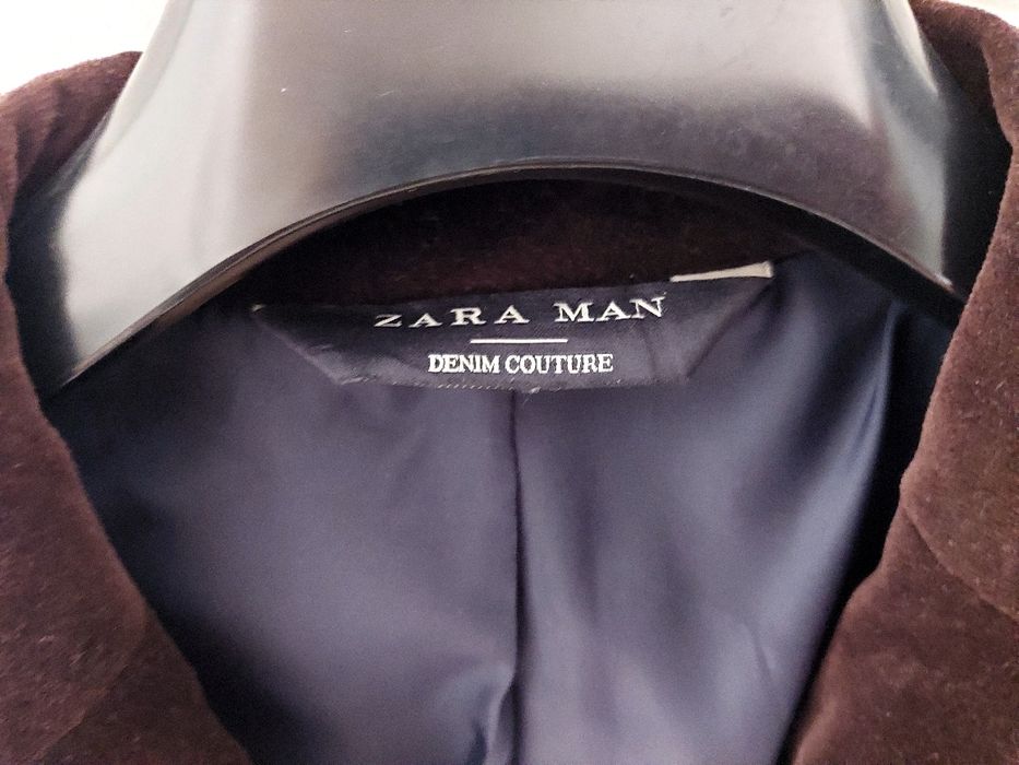 Blazer de veludo Zara Man