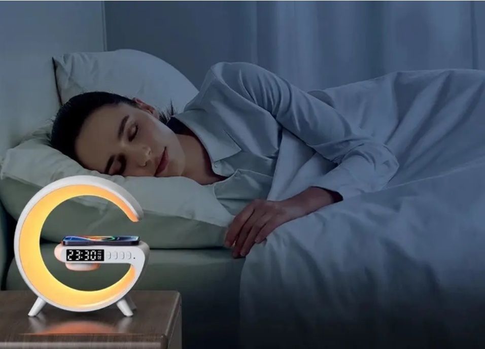 Беспроводная колонка, будильник , ночник