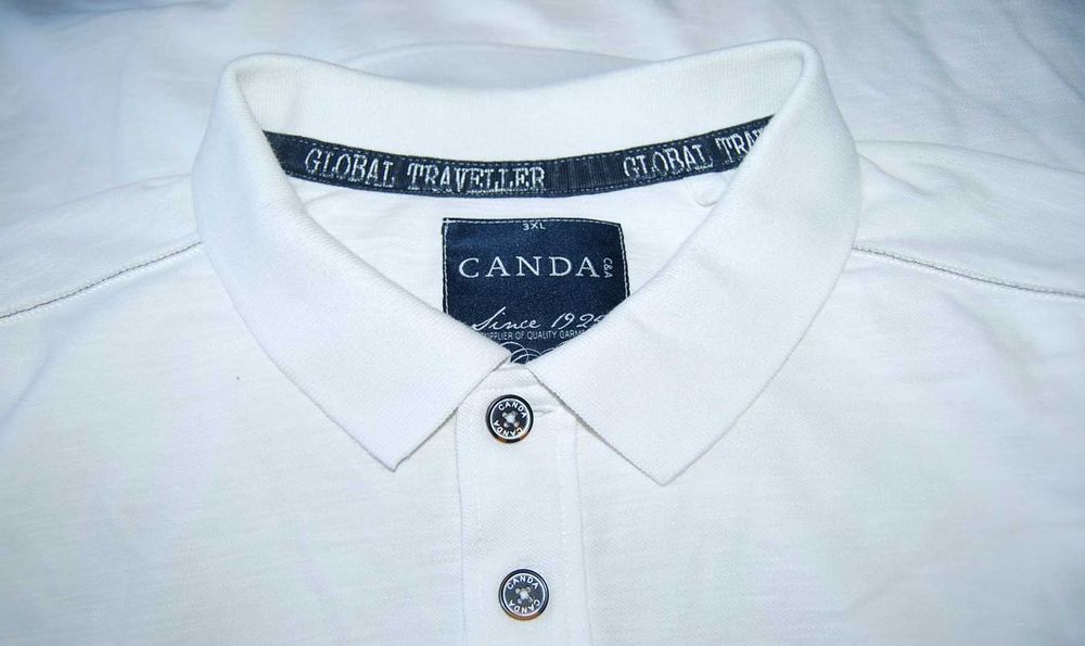 CANDA 3XL global traveller koszulka polo męska jak nowa