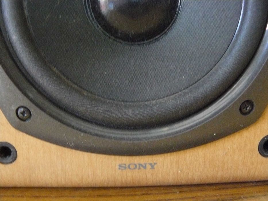 Kolumny Sony przewody 6 ohm maskownice