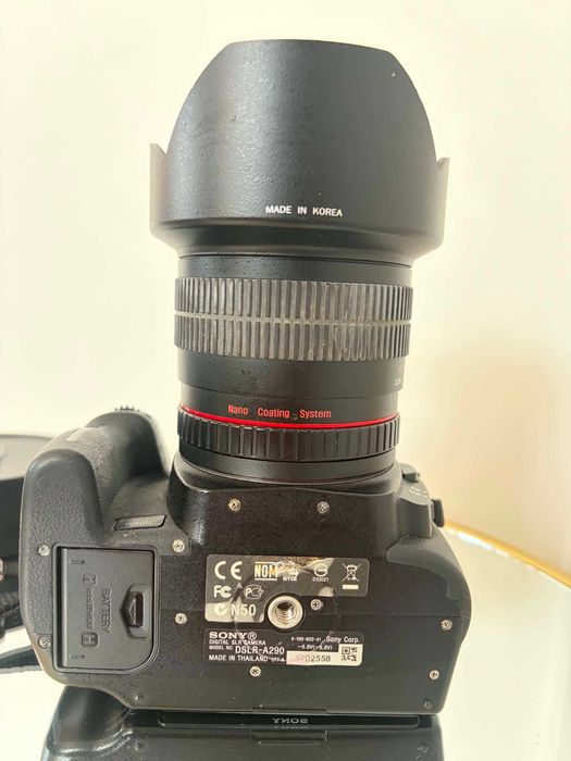 Aparat fotograficzny Sony + obiektyw