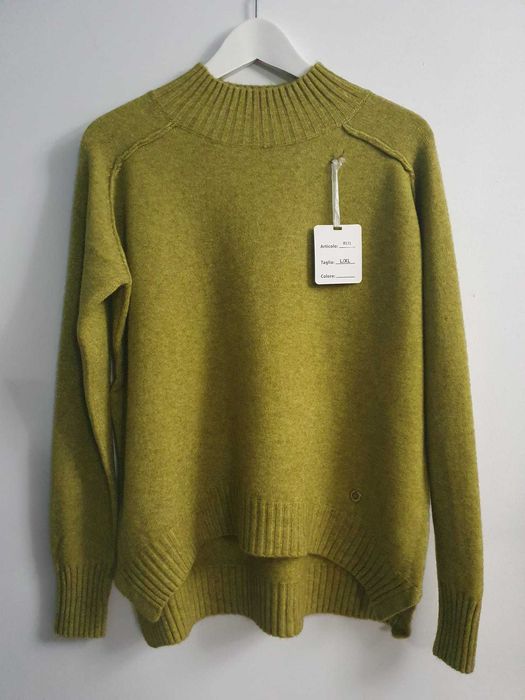 Zielony, khaki sweter 8171 lxl - Szybka Wysyłka