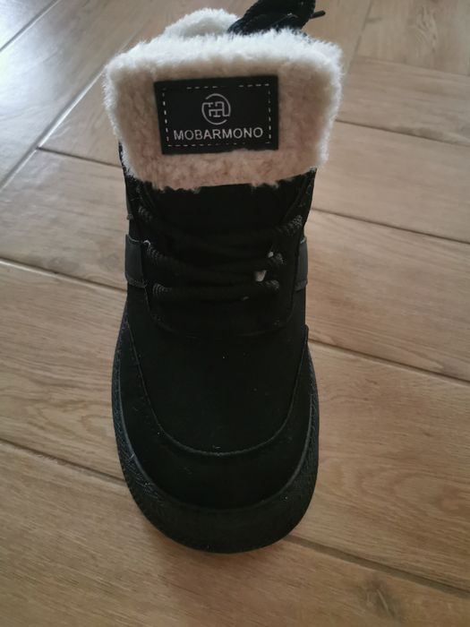 Buty ocieplane kożuszkiem