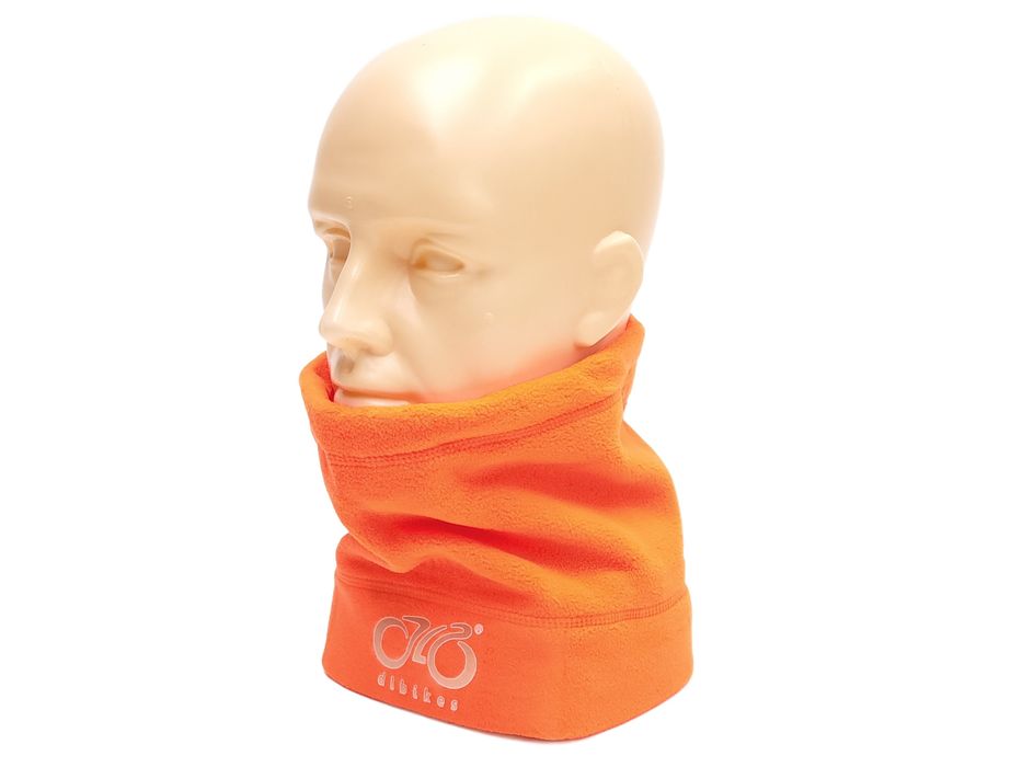 NOWY Komin polarowy czapka na rower ORYGINAŁ DLBIKES pomarańczowy