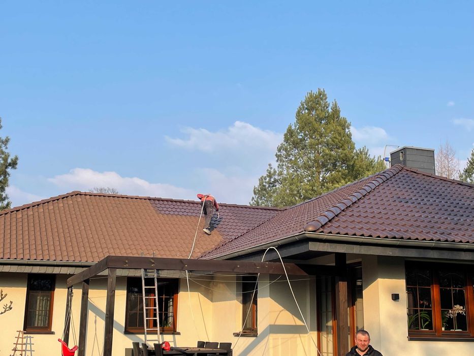 Malowanie Dachów, Mycie Dachówek, Betonowych, Cementowych, GW. 60Mc