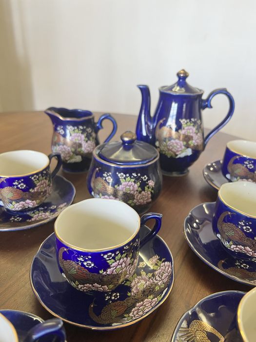 Serviço de café Japonês Satsuma