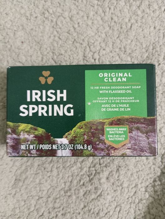 Мыло твердое дезодорирующее Irish spring