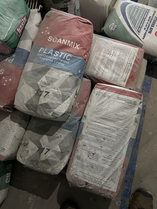 Scanmix Plastic 117 залишки 15 мішків дешево