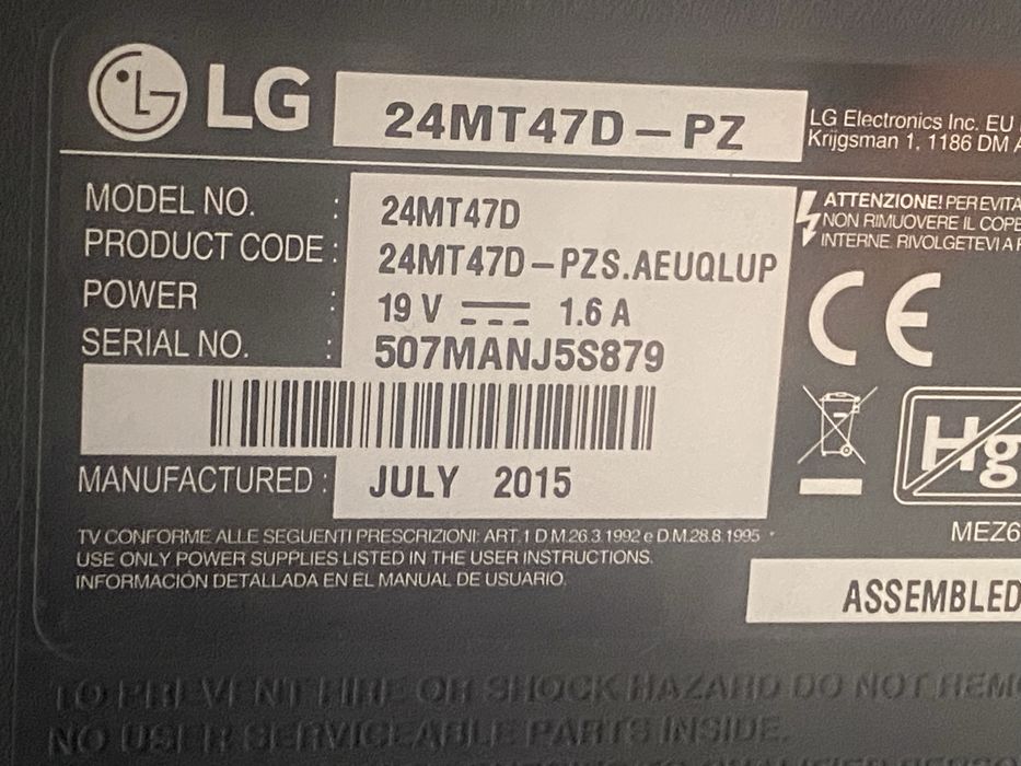TV  LG com muito pouco uso