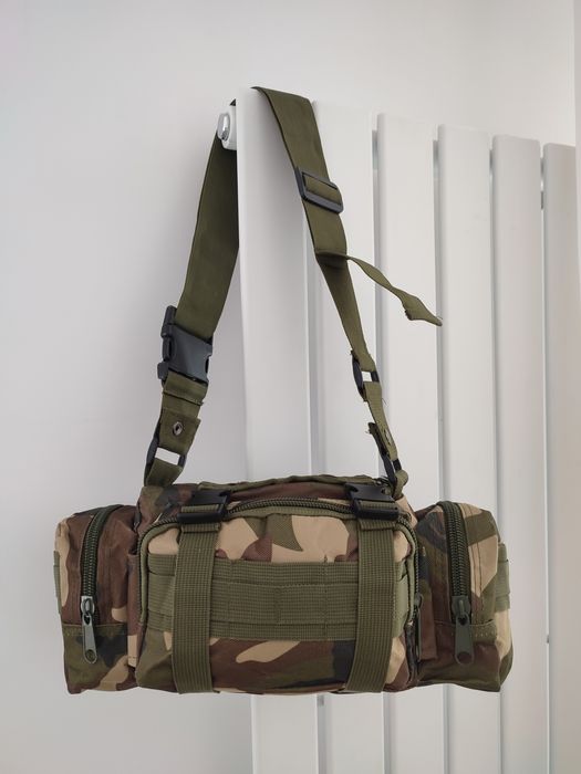 Torba taktyczna survival molle w kamuflażu