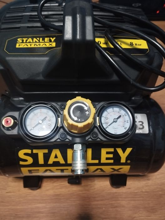 Sprzedam cichy  kompresor STANLEY FATMAX 1.0hp 6l 8bar