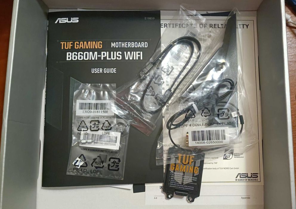 Материнська плата Asus TUF GAMING B660M-PLUS WIFI DDR5 ГАРАНТІЯ !