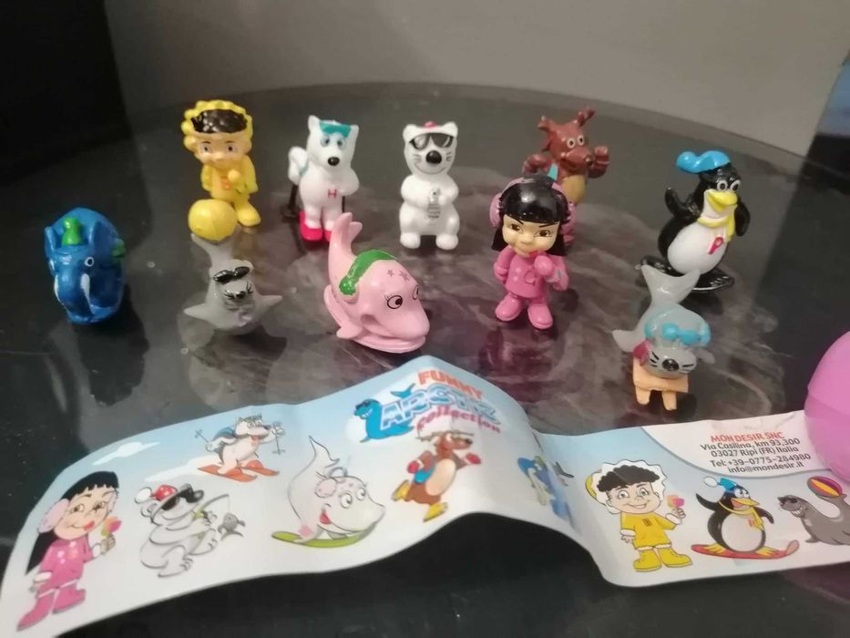 Coleção Funny Artic Collection figuras em PVC - novos