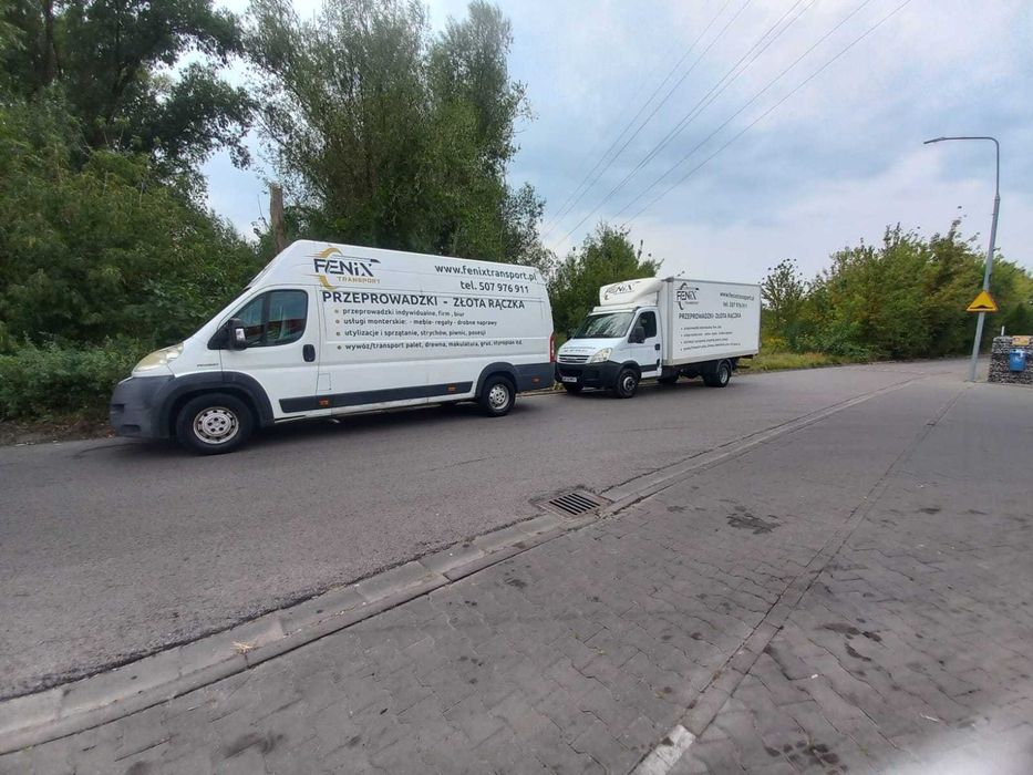 Transport przeprowadzki Puławy montaż mebli naprawy utylizacje przewoź mebli przewoź  9 osób transfer na lotnisko