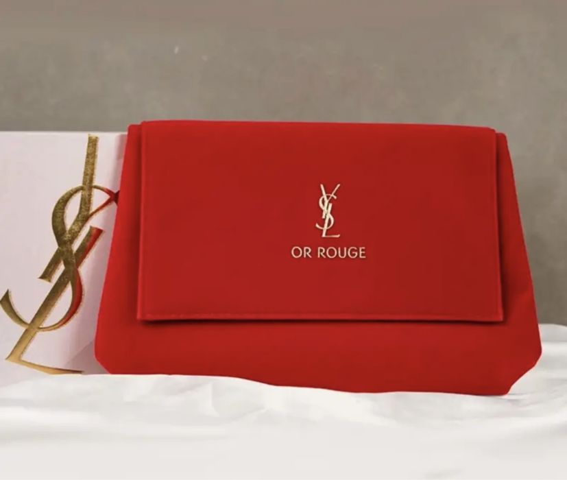 Оксамитова косметичка ysl