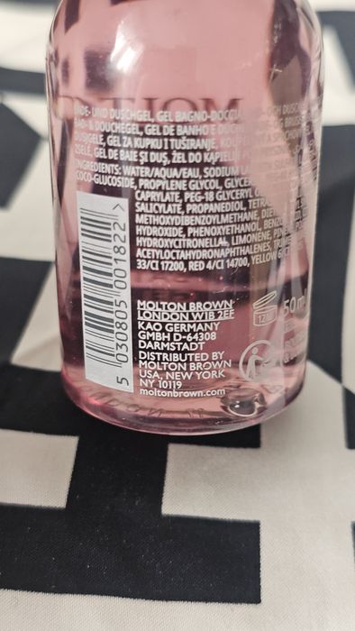 Molton Brown Fiery Pink Pepper, żel pod prysznic 50 ml
