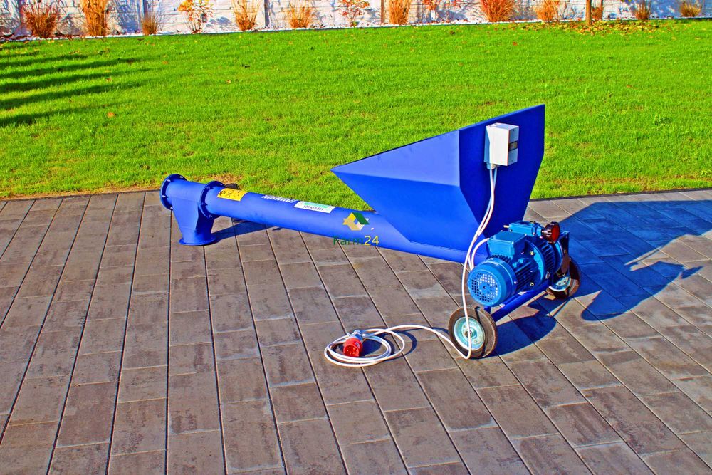 Podajnik do trocin pelletu Z REGULACJĄ Żmijka FI 140 2m WARIATOR