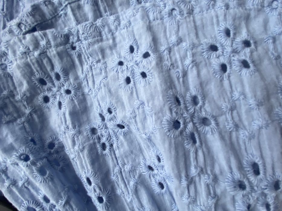 Sukienka haftowana allure blue by Krawcowa