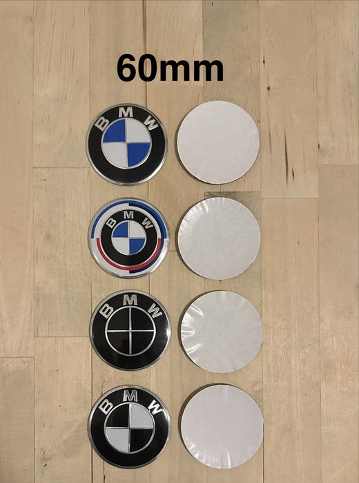 Simbolos BMW Autocolantes 11mm 14mm 45mm 56mm 60mm 65mm 67mm 70mm 78mm