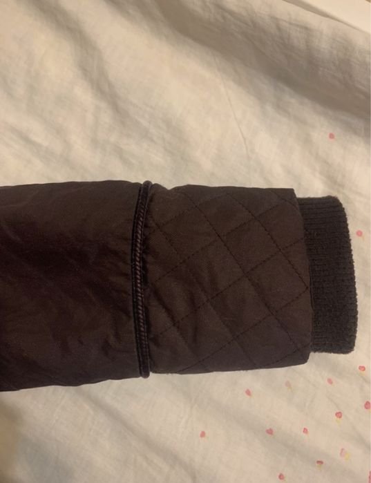 Brązowy damski płaszcz z kapturem ciepły i wygodny 38 M 40 L