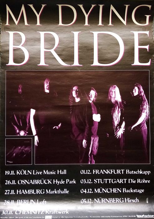 Anathema, My Dying Bride, Paradise Lost, Cradle, Dimmu (Photo/Merch)