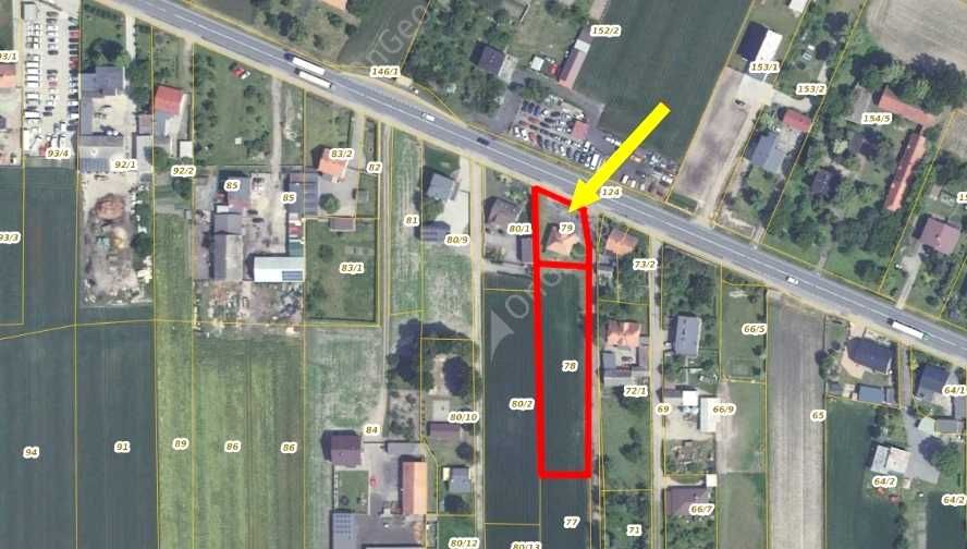 Lokal Budynek do Wynajęcia Witaszyczki 31, Jarocin + Działka 627 m2 + 1920 m2  przy drodze krajowej nr 11 w kierunku Kotlin Pleszew Kalisz