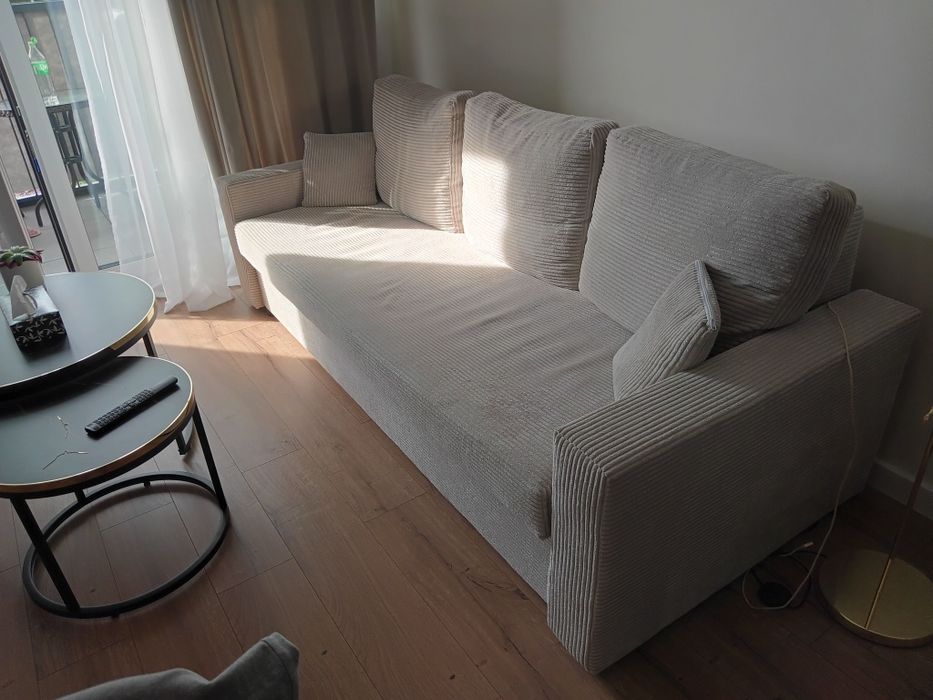 Sofa rozkładana z możliwością spania