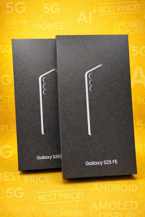 Samsung Galaxy S25 FE 8/128ГБ Чорний (новий, запакований)