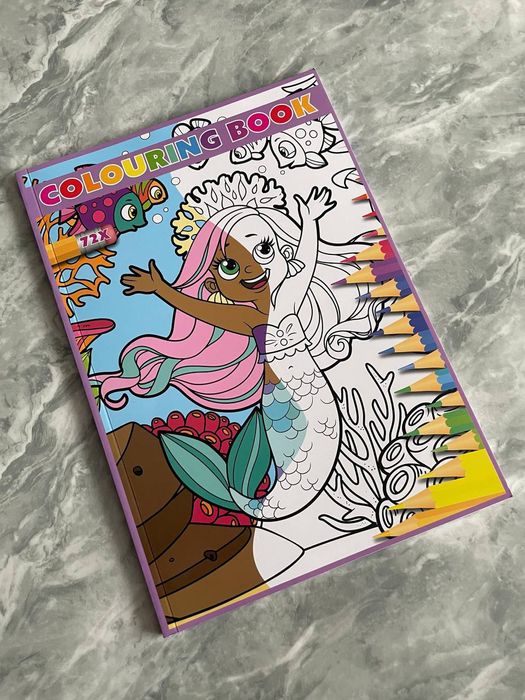 Розмальовка Стіч Русалка