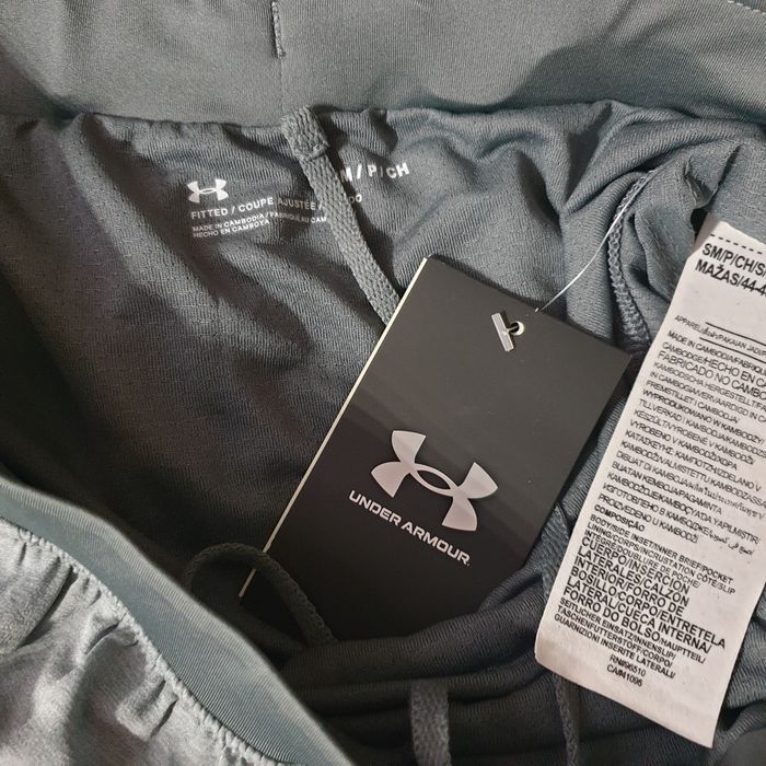 Нові! Under armour dry-fit шорти чоловічі сірі S/M 44/46