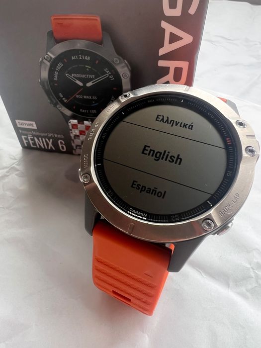 Relógio Garmin fénix 6 Safira