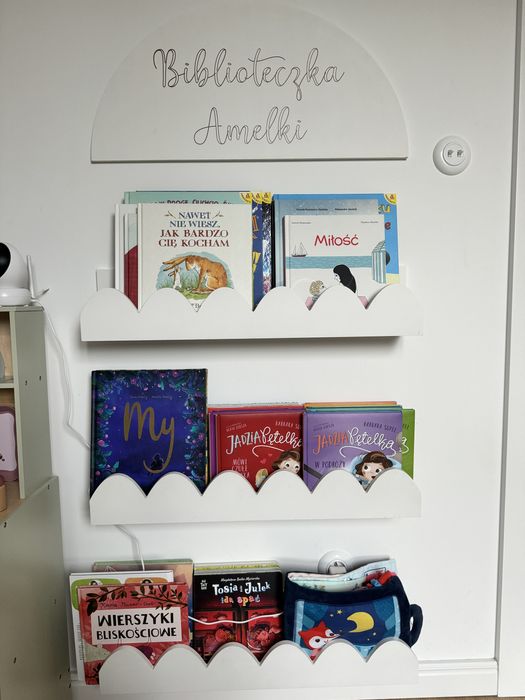 Biblioteczka Homi Design półki na książki Amelki Amelii Homidesign