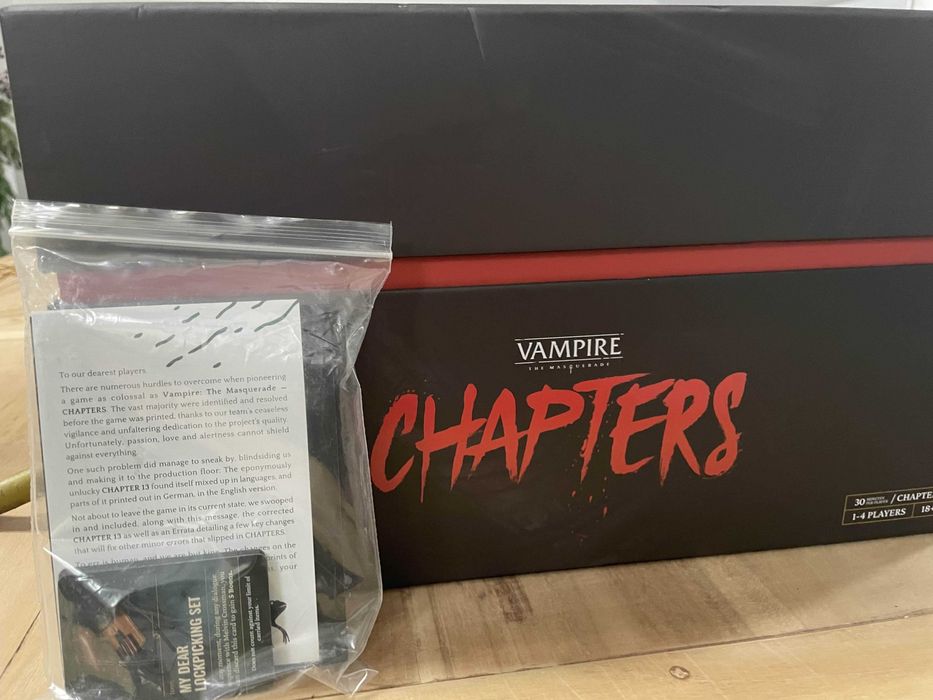 Vampire the Masquerade Chapters + stretch goals, pomalowana