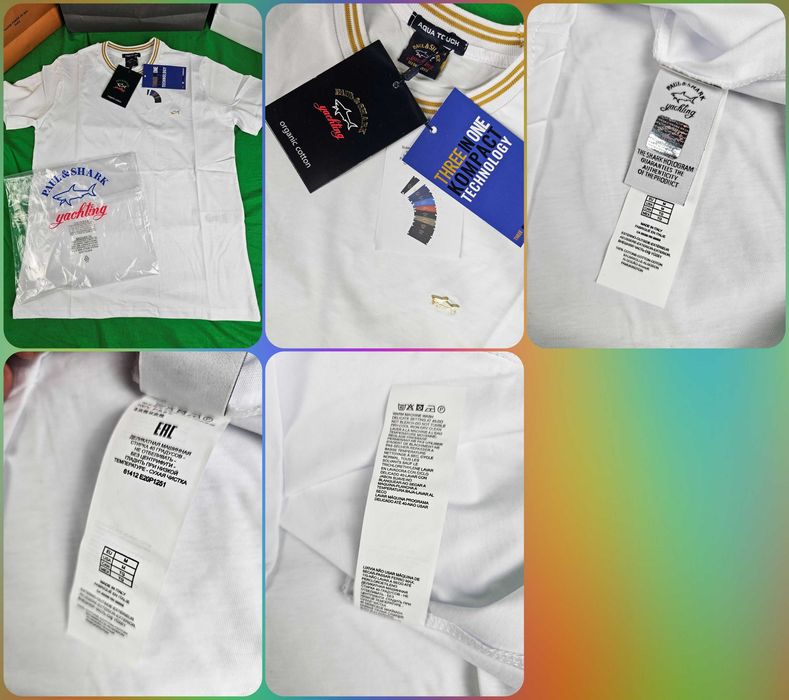 Koszulka męska paul shark polo dsq t-shirt balen nowość