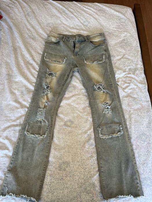 Calça y2k jeans skinny