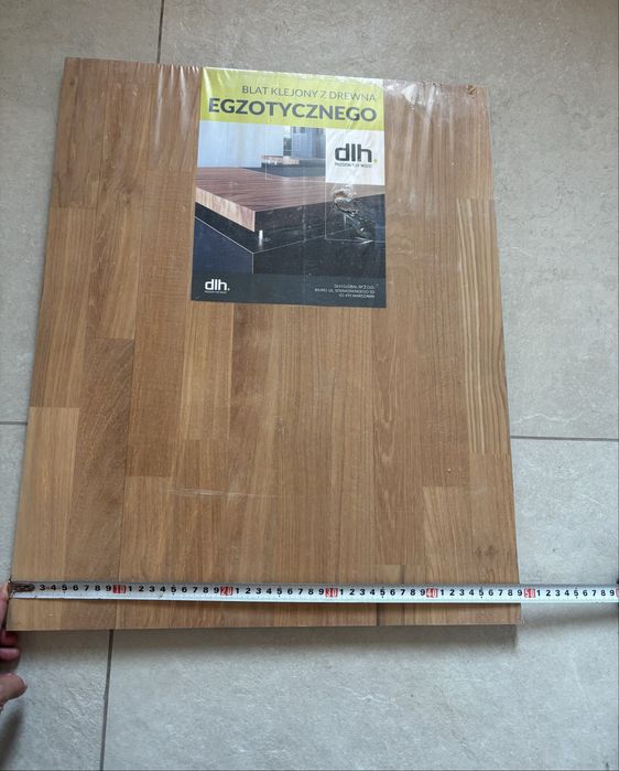 Blat drewniany DLH Teak 18x490x600