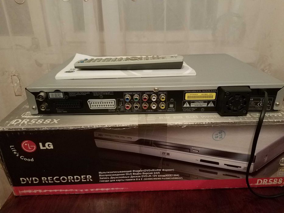 DVD recorder DR 588 X Под ремонт