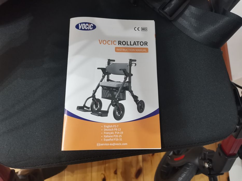 Sprzedam wózek inwalidzki, balkonik VOCIC 2w1