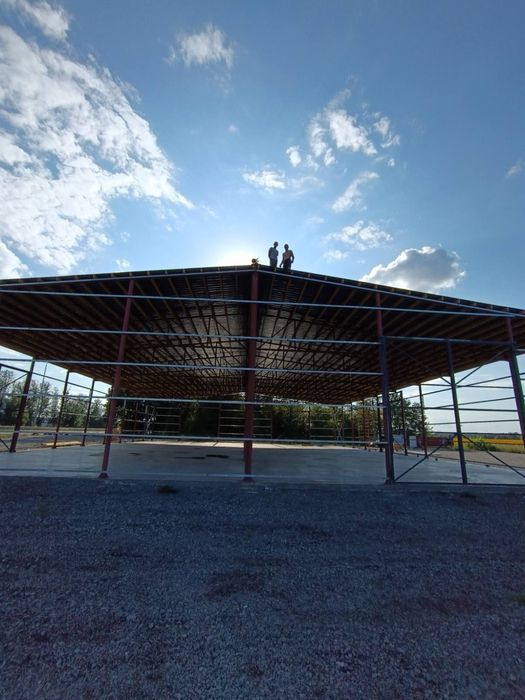 Ангар 29м ширина 40м довжина 5,5м висота