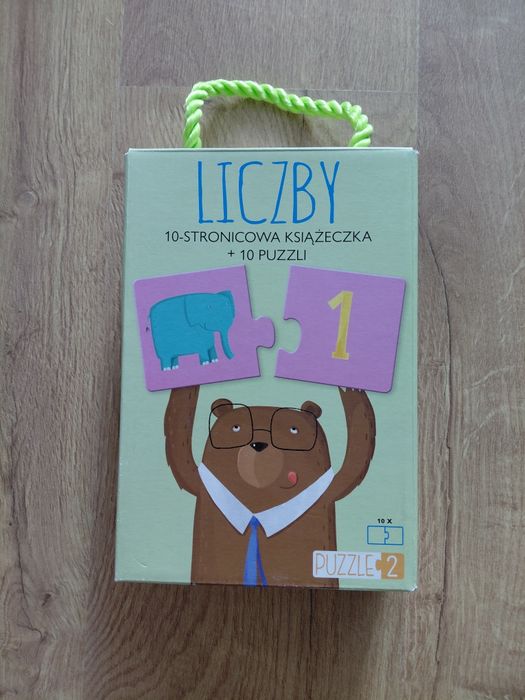 Zestaw książek edukacyjnych i puzzli dla dzieci – CzuCzu, liczby, ciało