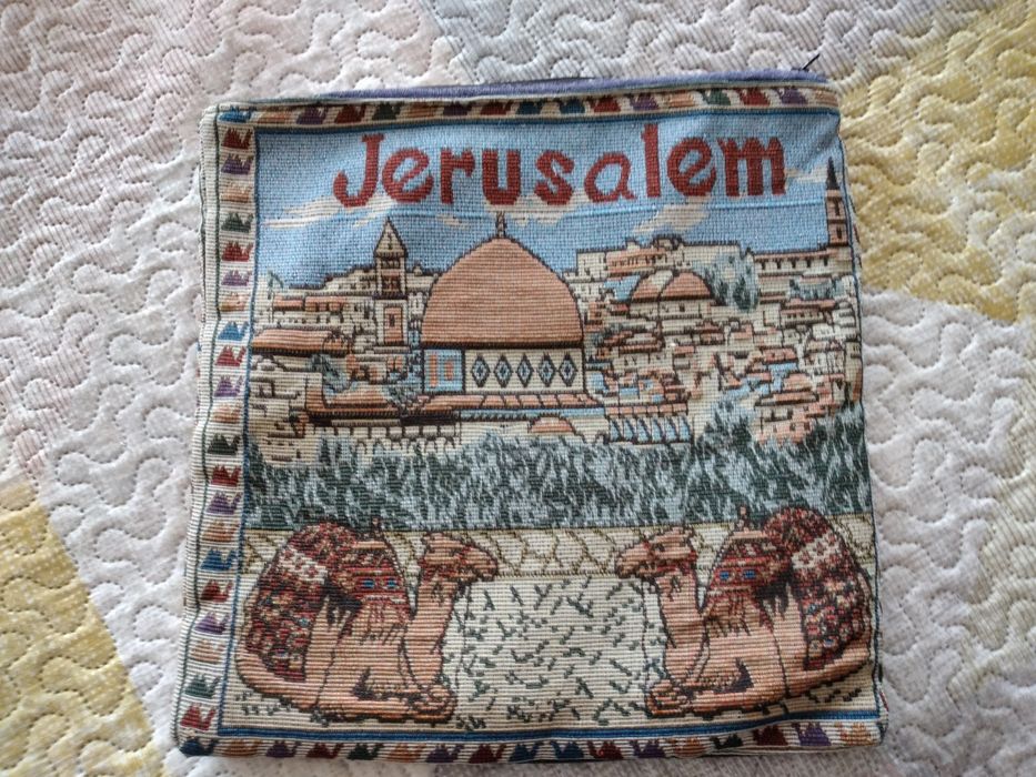 Capa de almofada de Jerusalém