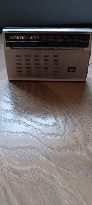 Radio sokół sokol - 403 PRL ZSRR sprawne unikat