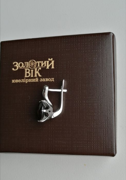 Новые серебряные серьги