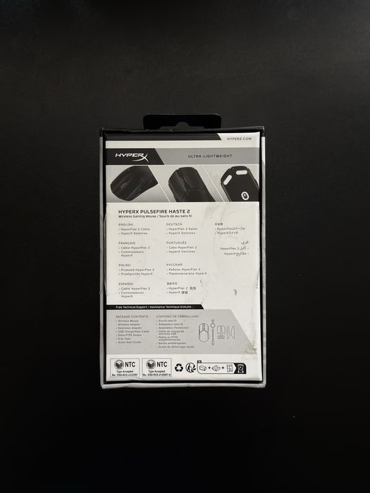 Бездротова ігрова миша HyperX Pulsefire Haste 2 Wireless Black