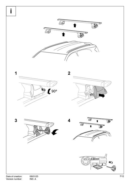 Barras de tejadilho – Opel Frontera (OV24)