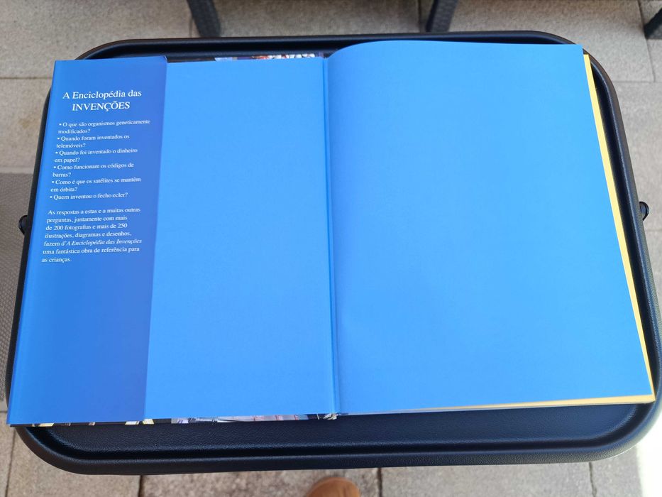 Livro "A Enciclopédia das Invenções", de Louise Spilsbury