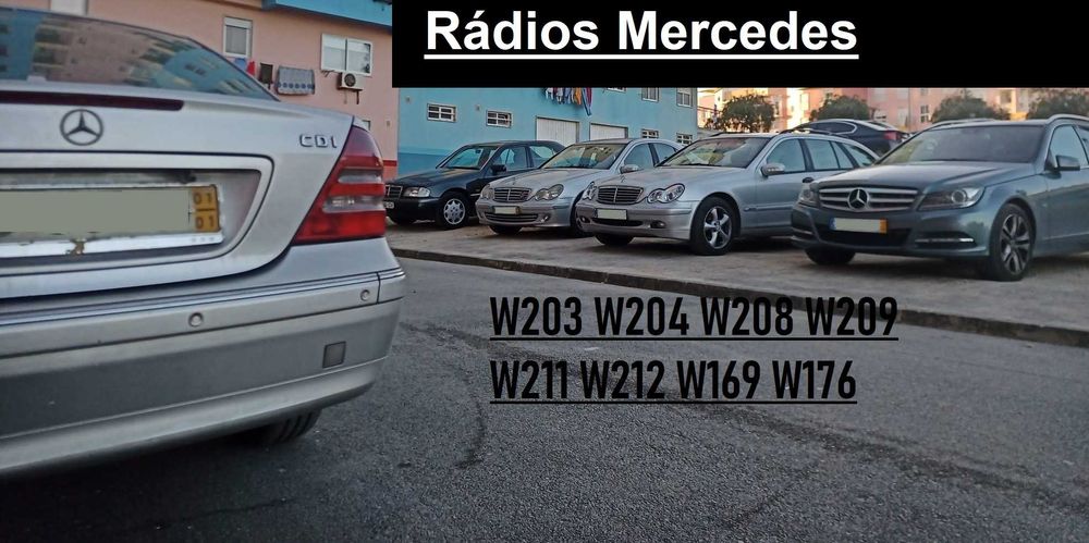 Rádios Mercedes W203 w209 W211 w212 Volkswagen BMW