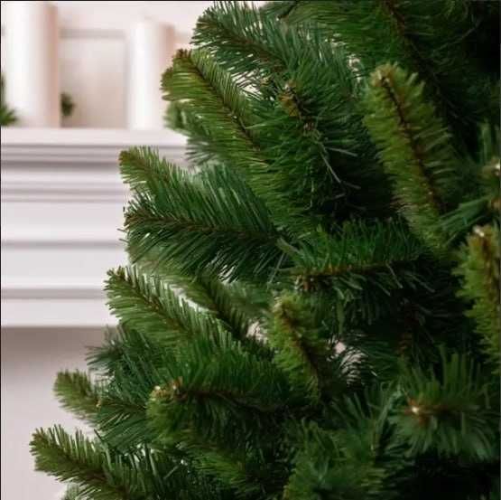 Ялинка штучна 90 см зелена ПВХ гілки Стійка тринога