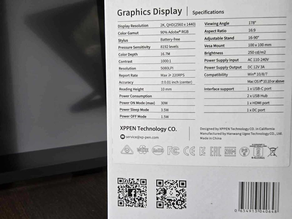 Tablet graficzny 23.8" XP-Pen Artist 24 Pro